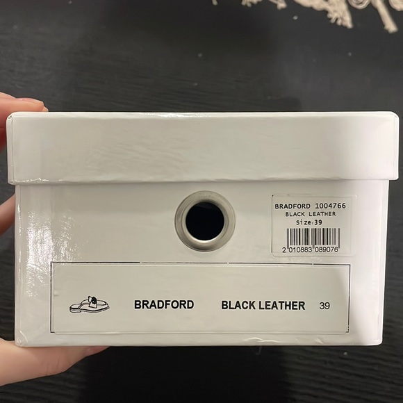 Black Leather Jo Mercer Bradford Shoes, Size 39, Never Worn - Picture 2 of 4